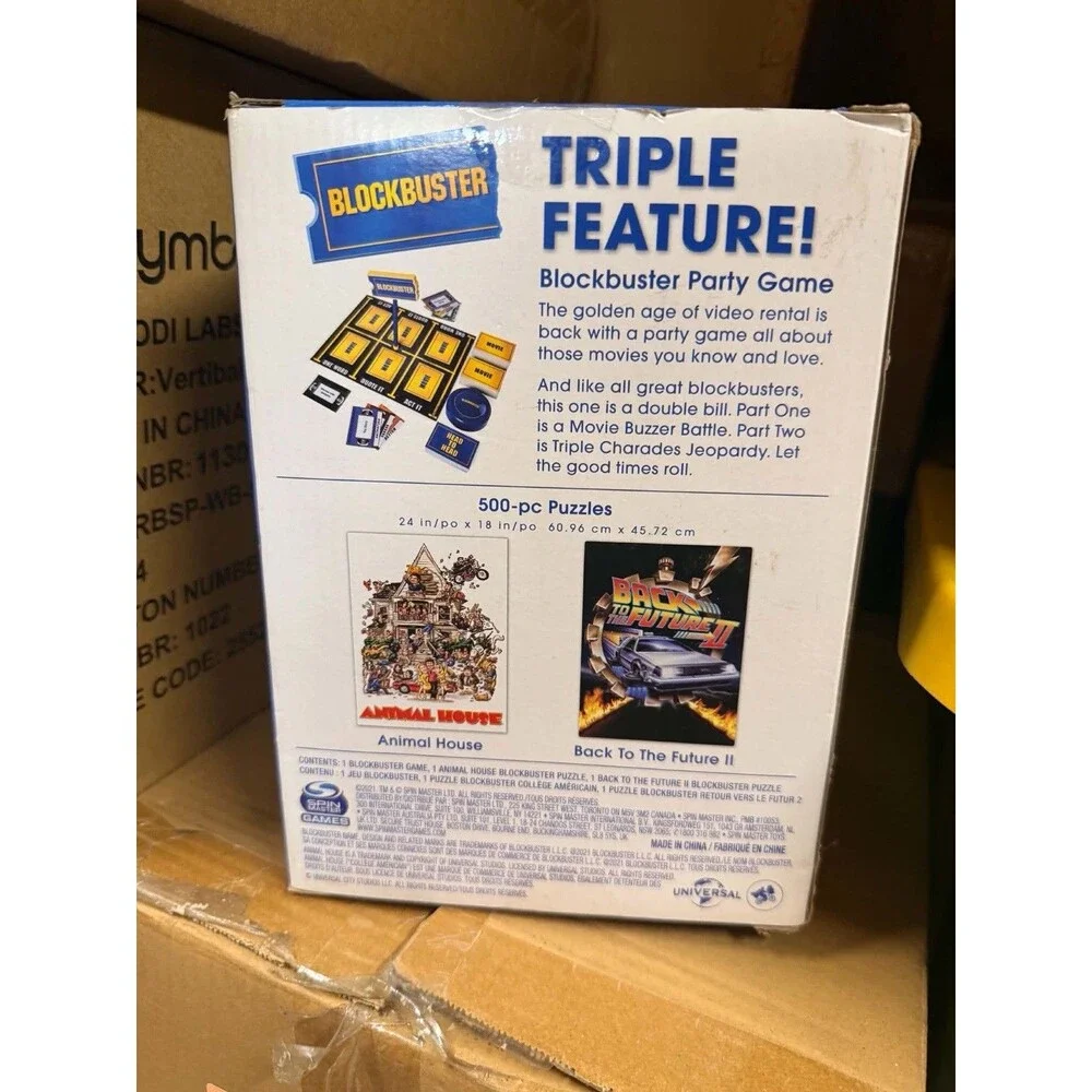 N/A blockbuster puzzle